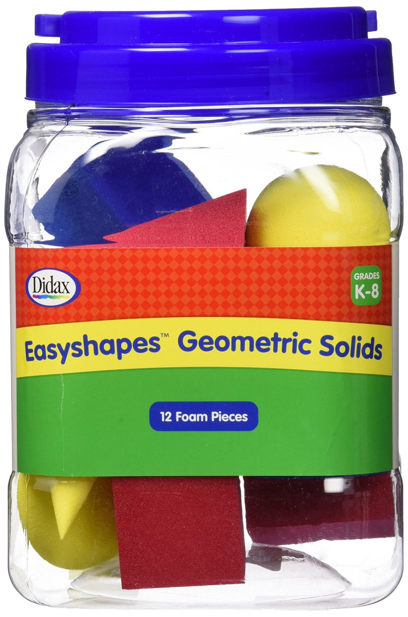 Didax Educational Resources 2-501 Easyshapes Geometric Solids Set - Image 1
